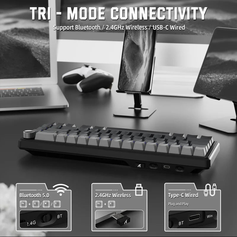 ATTACK SHARK X66 Wireless Mechanical Keyboard