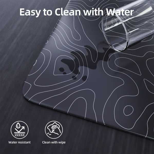 ATTACK SHARK CM05 Glass Gaming Mouse Pad black