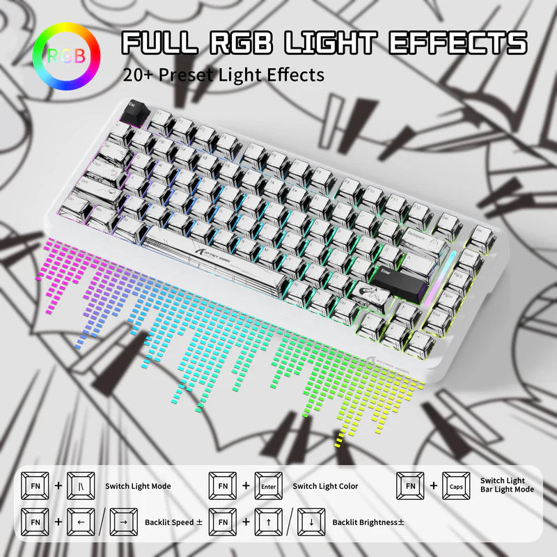 ATTACK SHARK X82 PRO HE (Wireless/Rapid Trigger)