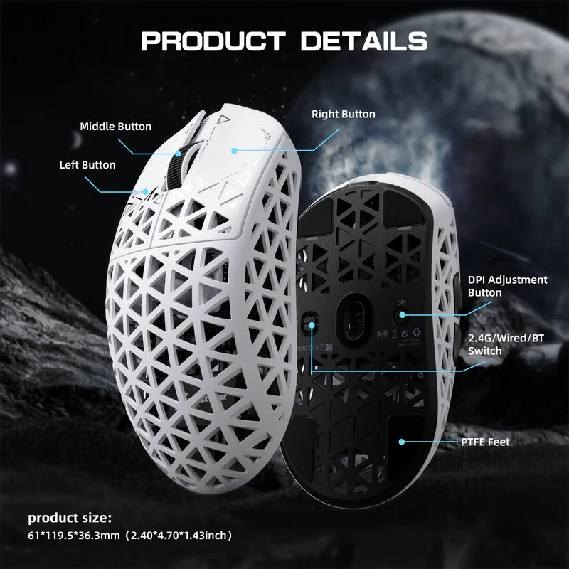 ATTACK SHARK R5 Ultra Carbon Fiber