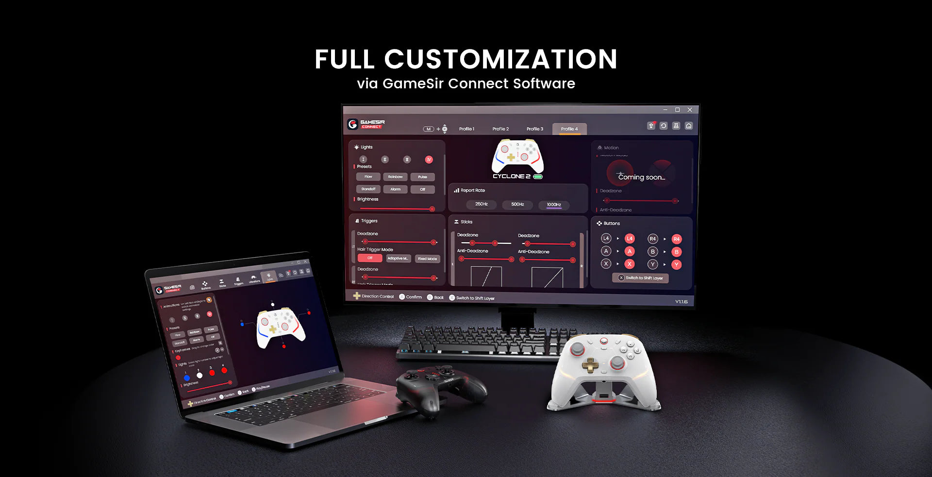 GameSir Cyclone 2 Wireless + Charging Dock (TMR + Hall Effect)