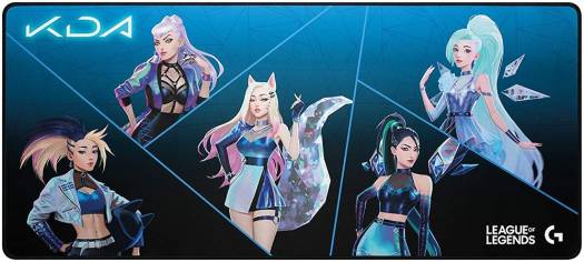 Logitech G840 XL League of Legends KDA Gaming Mouse Pad, 900x400mm