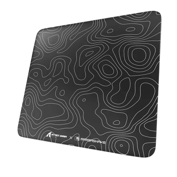 ATTACK SHARK CM05 Glass Gaming Mouse Pad black