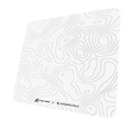 ATTACK SHARK CM05 Glass Gaming Mouse Pad white