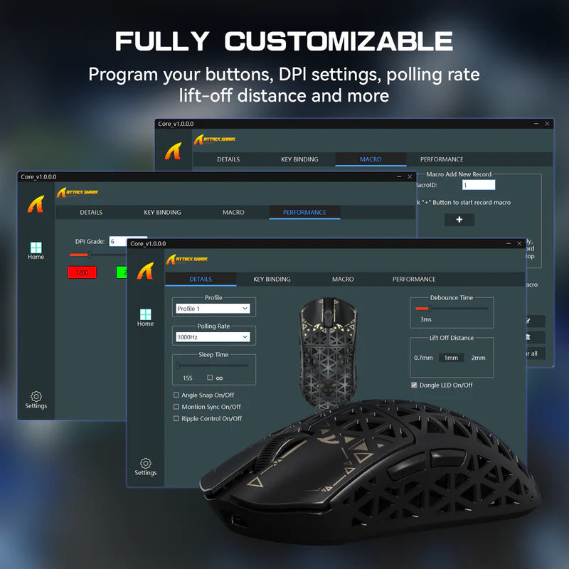 ATTACK SHARK R5 Ultra Carbon Fiber